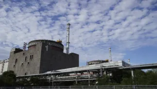 Zaporoska elektrownia jądrowa Fot. AA/ABACA/PAP