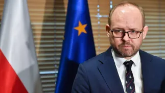 Szef prezydenckiego Biura Polityki Międzynarodowej Marcin Przydacz. Fot. PAP/Radek Pietruszka