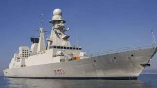 Włoski niszczyciel rakietowy/zdjęcie ilustracyjne Fot. twitter