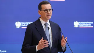 Premier Mateusz Morawiecki. Fot. PAP/Paweł Supernak