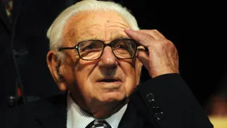 Sir Nicholas Winton. Fot. PAP/EPA/FILIP SINGER 