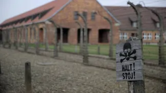Były niemiecki obóz koncentracyjny Auschwitz. Fot. PAP/Łukasz Gągulski