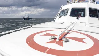 Akcja poszukiwawczo-ratownicza na Bałtyku, ćwiczenia, fot. PAP/Jan Dzban