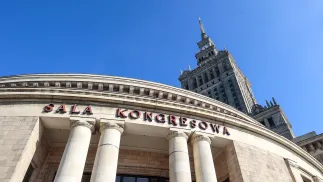 Sala Kongresowa w Pałacu Kultury i Nauki w Warszawie, fot. PAP/Szymon Pulcyn