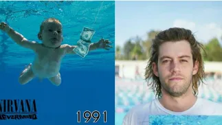 Spencer Elden (the baby from Nirvana's "Nevermind" album). Fot. musingonmusic 