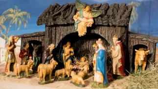 Szopki w stylu śląskim wystawione przez Muzeum Górnośląskie w 2015r. (zdjęcie ilustracyjne), fot. PAP/Andrzej Grygiel