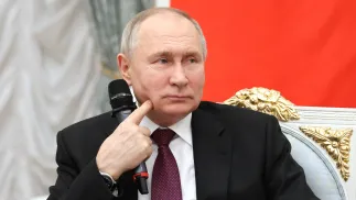 Władimir Putin. Fot. PAP/EPA/	MIKHAEL KLIMENTYEV/SPUTNIK/KREMLIN POOL