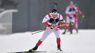 Jan Guńka zdobył srebrny medal. Fot. PAP/Maciej Kulczyński
