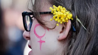 Kobieta Fot. PAP/EPA/GIUSEPPE LAMI