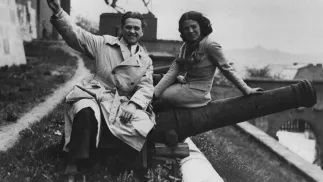 Eugeniusz Bodo i Nora Ney Fot. PAP/CAF-archiwum