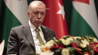 Prezydent Turcji Recep Tayyip Erdogan Fot. NECATI SAVAS/PAP/EPA