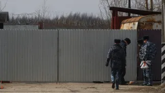 Kolonia karna w Rosji Fot. PAP/EPA/SERGEI ILNITSKY