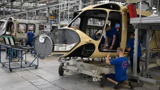 Uroczystość otwarcia linii produkcyjnej śmigłowców AW149 dla Sił Zbrojnych RP w zakładach PZL-Świdnik, fot. PAP/Wojtek Jargiło