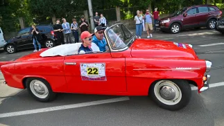 Rajd wystartował w sobotę o godz. 9 z Eggesin i dotarł do Szczecina. Fot. PAP/Marcin Bielecki