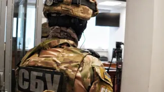 SBU zneutralizowała dwie farmy botów działające w obwodach dniepropetrowskim i żytomierskim. Fot. PAP/Alena Solomonova