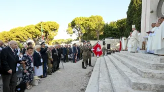 W Loreto upamiętniono w środę żołnierzy 2. Korpusu Polskiego, którzy 80 lat temu, walcząc z Niemcami, wyzwalali miasta włoskiej Marchii nad Adriatykiem. Fot. PAP/Przemysław Piątkowski