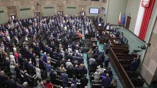 Posłowie na sali obrad Fot. PAP/Tomasz Gzell