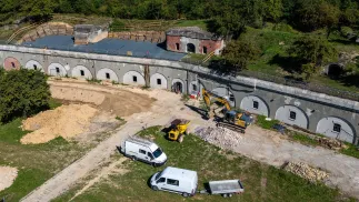 Artyleryjski dwuwałowym fort XI "Duńkowiczki" w Duńkowiczkach. Fot. PAP/Darek Delmanowicz