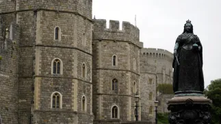 Zamek Windsor w Edynburgu. Fot. PAP/EPA/WILL OLIVER