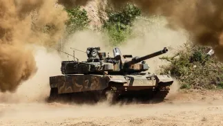 Koreański czołg K2 Fot. PAP/EPA/YNA