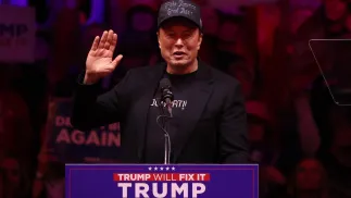 Elon Musk. Fot. EPA/SARAH YENESEL