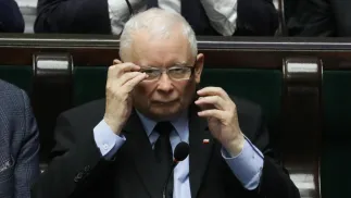  Jarosław Kaczyński. Fot. PAP/Tomasz Gzell
