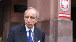 Wiceminister spraw zagranicznych Władysław Bartoszewski, fot. PAP/Rafał Guz