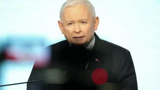 Prezes Prawa i Sprawiedliwości Jarosław Kaczyński, fot. PAP/Szymon Pulcyn