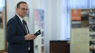 Poseł PiS Edward Siarka. Fot. PAP/Marcin Obara