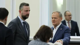Premier i ministrowie podczas posiedzenia rządu Fot. PAP/Paweł Supernak 