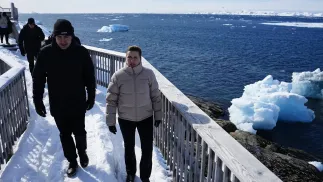 Mette Frederiksen na Grenlandii, fot. PAP/EPA/RITZAU SCANPIX