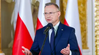 Prezydent Andrzej Duda Fot. PAP/Albert Zawada