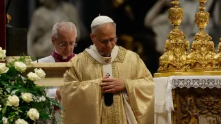 Papież Leon XIV, fot. PAP/EPA/GIUSEPPE LAMI
