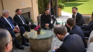 Prezydent Ukrainy rozmawiał z wiceprezydentem USA J.D. Vance'em i sekretarzem stanu Markiem Rubio. Fot. X/Volodymyr Zelenskyy / Володимир Зеленський