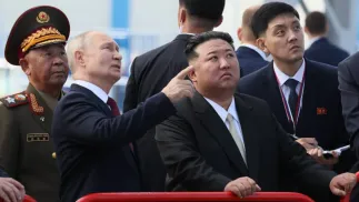 Władimir Putin i Kim Dzong Un Fot. PAP/EPA/MIKHAIL METZEL/SPUTNIK/KREMLIN POOL