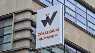 Logo Collegium Humanum Fot. PAP/Maciej Kulczyński