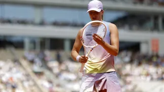 Iga Świątek. Fot. PAP/EPA/MOHAMMED BADRA