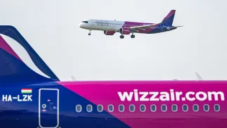 Samoloty Wizz Air, fot. PAP/Art Service