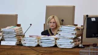 Sędzia Katarzyna Kisiel. Fot. PAP/Albert Zawada