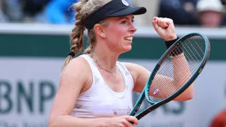 Magdalena Fręch. Fot. PAP/EPA/CHRISTOPHE PETIT TESSON