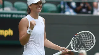 Iga Świątek. Fot. PAP/EPA/ADAM VAUGHAN