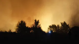Pożary w Hiszpanii. Fot. PAP/EPA/Mariscal