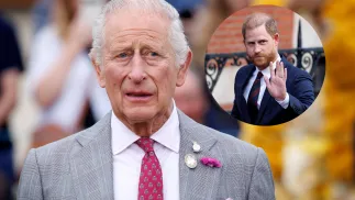 Król Karol III i książę Harry Fot. PAP/EPA/TOLGA AKMEN