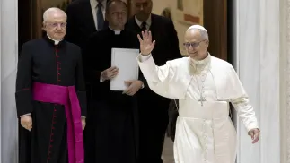 Papież Leon XIV. Fot. PAP/EPA/MASSIMO PERCOSSI