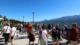 Turyści na Gubałówce, fot. PAP/Grzegorz Momot