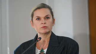 Ministra edukacji Barbara Nowacka. Fot. PAP/Marcin Obara