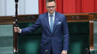 Szymon Holownia. Photo: PAP/Rafal Guz