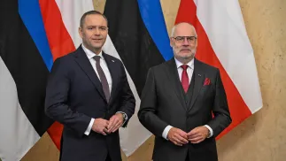 Karol Nawrocki i Alar Karis Fot. PAP/Radek Pietruszka