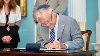 Thomas Rose has been sworn in as the new US ambassador to Poland. Photo. X/US Embassy Warsaw