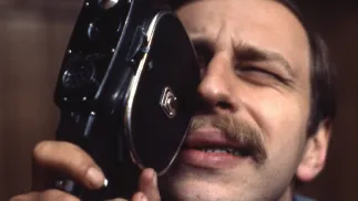 Jerzy Stuhr w filmie "Amator" Fot. PAP/Jerzy Kośnik